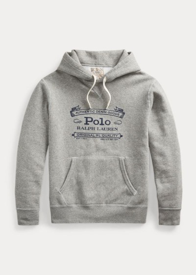 Polo Ralph Lauren Fleece Graphic Hættetrøje Herre Danmark (SQYDP7025)